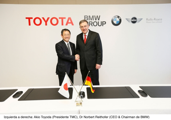 Toyota y BMW suscriben nuevos acuerdos de colaboración
